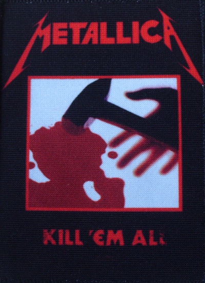 Patch METALLICA Kill Em All dreptunghiular (P-SHK)