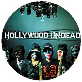 Insigna 2,5 cm HOLLYWOOD UNDEAD Swan Songs  (HBG)