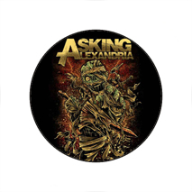 Insigna 2,5 cm ASKING ALEXANDRIA Mummy (I-SHK)