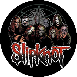 Insigna 2,5 cm SLIPKNOT Group  (HBG)