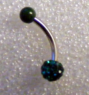 Piercing Pietricele Verzi 1,5 cm (FTC)