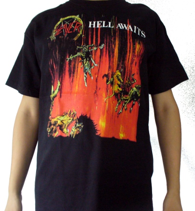 Tricou SLAYER Hell Awaits (FBT991)