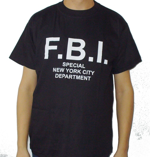 Tricou F.B.I. - New York Department TR/JV/T