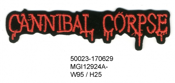 Patch CANNIBAL CORPSE Logo (patch de lipit) (EP642)