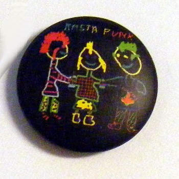 Insigna mica Rasta Punk 3//706