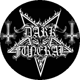 Insigna 2,5 cm DARK FUNERAL Logo (HBG)