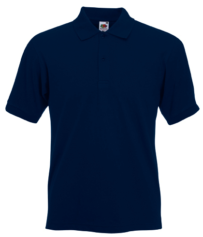 Tricou Premium Polo barbatesc bleumarin Fruit of the Loom 63-202-AZ