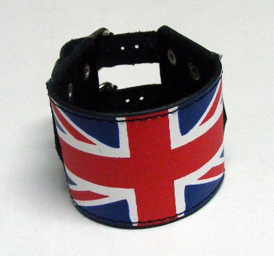 Bratara imitatie de piele UNION JACK (JHN)