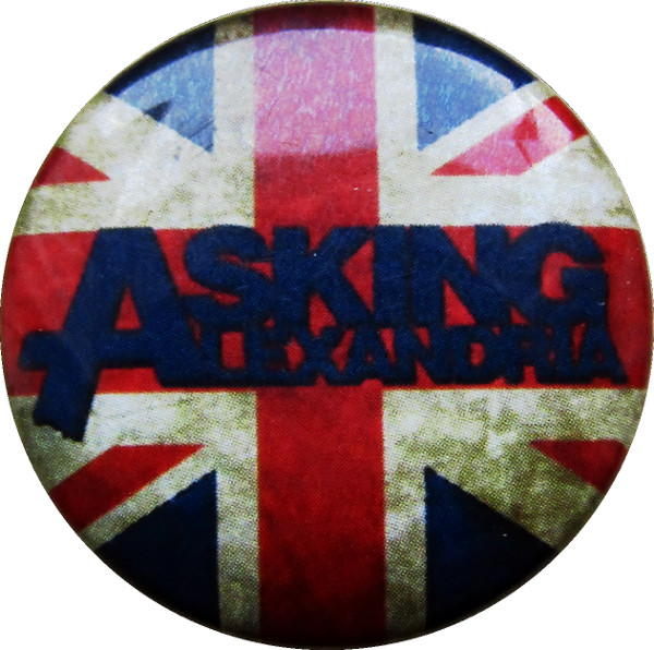 Insigna 2,5 cm Asking Alexandria Flag (I-SHK)