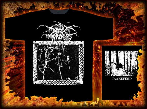 Tricou DARKTHRONE - Under A Funeral Moon/Taakeferd ST0124