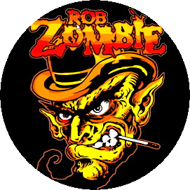 Insigna 2,5 cm ROB ZOMBIE Smokin  (HBG)