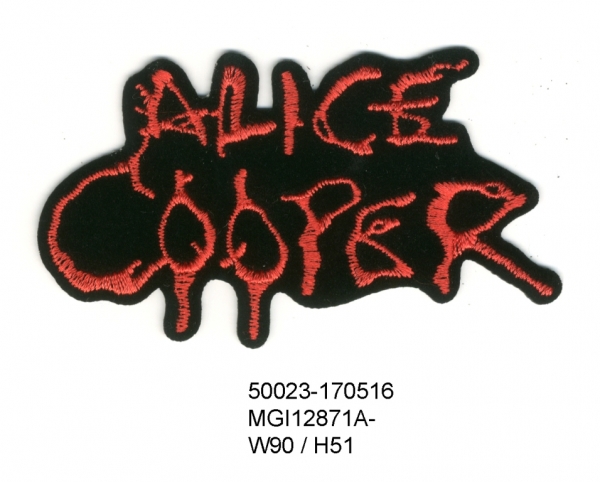 Patch ALICE COOPER Logo (patch de lipit) (EP627)