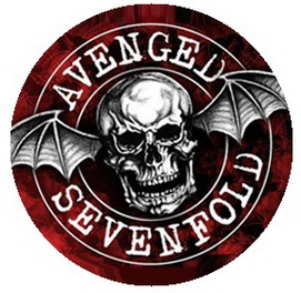 Insigna 2,5 cm AVENGED SEVENFOLD Circle (HBG)