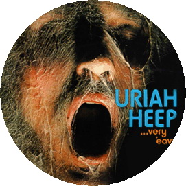 Insigna 2,5 cm URIAH HEEP Very eavy  (HBG)