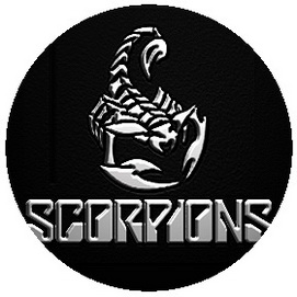 Insigna 2,5 cm SCORPIONS Logo  (HBG)