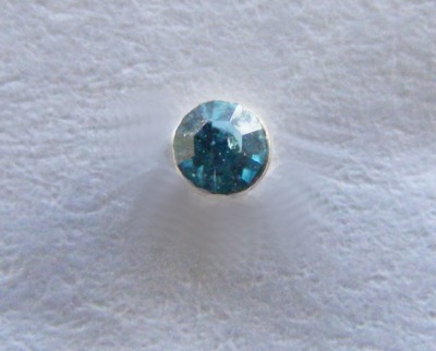 Nose stud 1,5 mm pietricica bleu