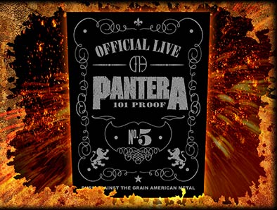 Backpatch Pantera - 101% Proof BP0896