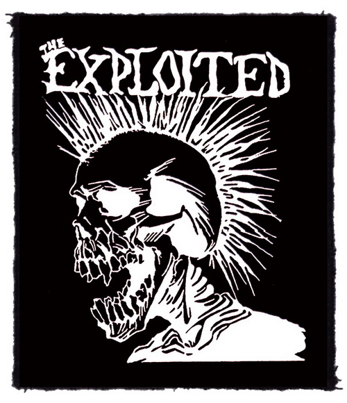 Patch THE EXPLOITED White Skull (HBG)