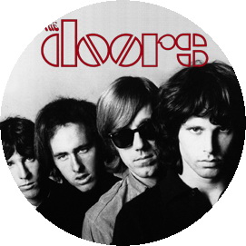 Insigna 2,5 cm THE DOORS Band  (HBG)