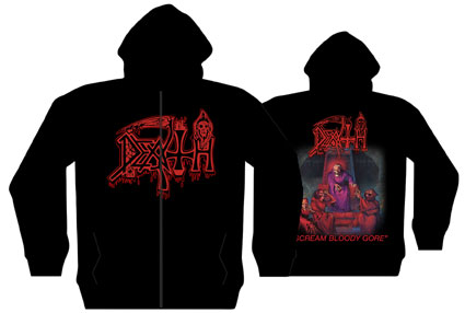 Hanorac cu fermoar DEATH - SCREAM BLOODY GORE