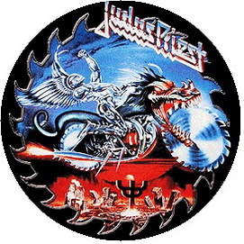 Insigna 2,5 cm JUDAS PRIEST Painkiller   (HBG)