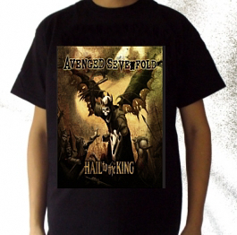 Tricou AVENGED SEVENFOLD Hail to the King maro (FBT392)