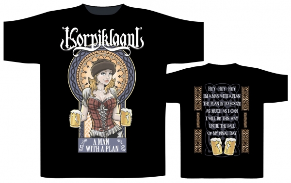 Tricou Korpiklaani - A Man With A Plan