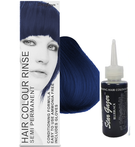 Vopsea de par semipermanenta albastra Stargazer BLUE BLACK (VSGBB)