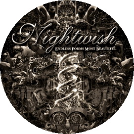 Insigna 2,5 cm NIGHTWISH Endless Forms   (HBG)