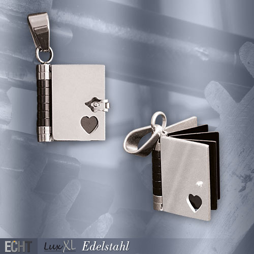 SK153 Pandantiv de inox Secret Diary (cu inscriptionare personalizata)