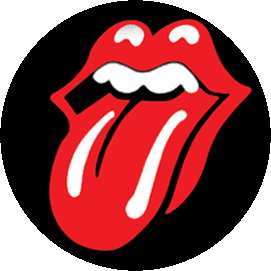 Insigna 2,5 cm ROLLING STONES Lips  (HBG)