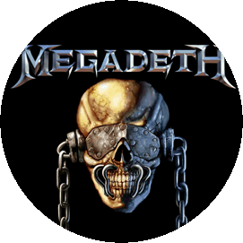 Insigna 2,5 cm MEGADETH Vic   (HBG)