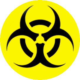 Insigna 2,5 cm BIOHAZARD (HBG)