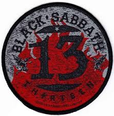 Backpatch Black Sabbath - 13 Circular (lichidare stoc)