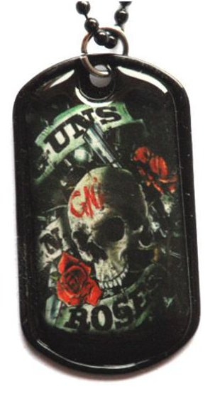 Dog tag GUNS N ROSES - LOGO (D-SHK)