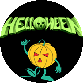 Insigna 2,5 cm HELLOWEEN Logo   (HBG)