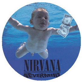 Insigna 2,5 cm NIRVANA Nevermind   (HBG)