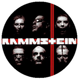 Insigna 2,5 cm RAMMSTEIN Du hast  (HBG)