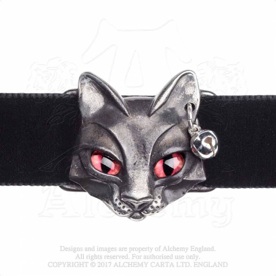 P817 Colier Bastet Goddess Choker