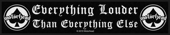 Patch Motorhead - Everything Louder (superstrip)