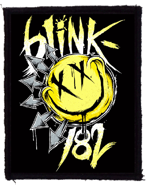 Patch Blink 182 Smiley logo  (HBG)