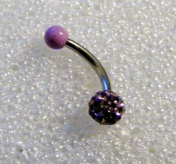 Piercing Pietricele Lila 1,5 cm (FTC)