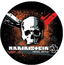 Insigna 2,5 cm RAMMSTEIN Reise Reise  (HBG)