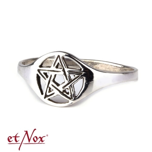 R004 Inel de argint Pentagram