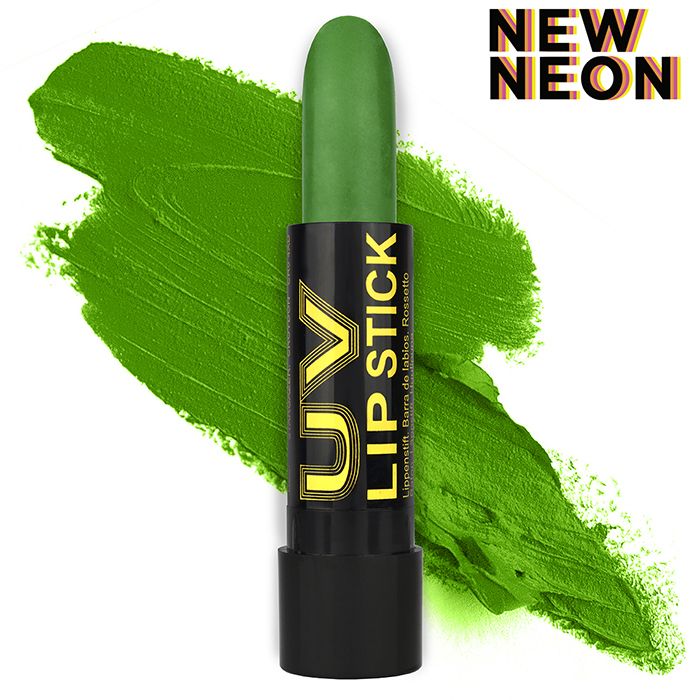 Ruj Neon UV Stargazer NEON COLOUR LIPSTICK - Neon Green Lip