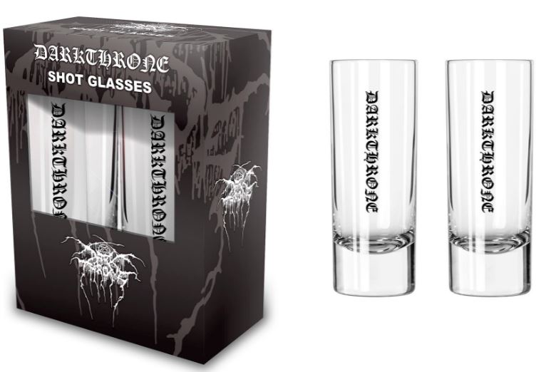 Set 2 pahare mici pt. shot  (0.06 L) Darkthrone - Logo SG009