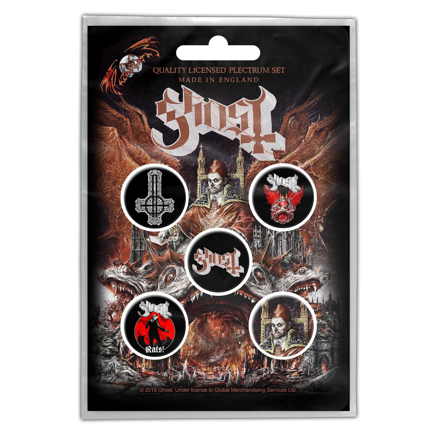 Set 5 insigne GHOST Prequelle BB042