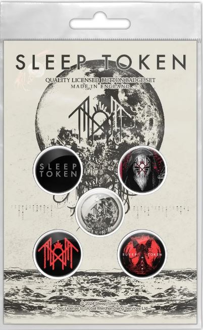 Set 5 insigne SLEEP TOKEN - TAKE ME BACK TO EDEN BB117