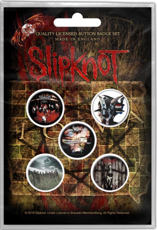 Set 5 insigne Slipknot - Albums