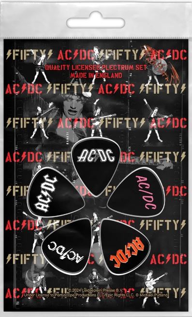 Set 5 pene de chitara AC/DC - FIFTY PP067